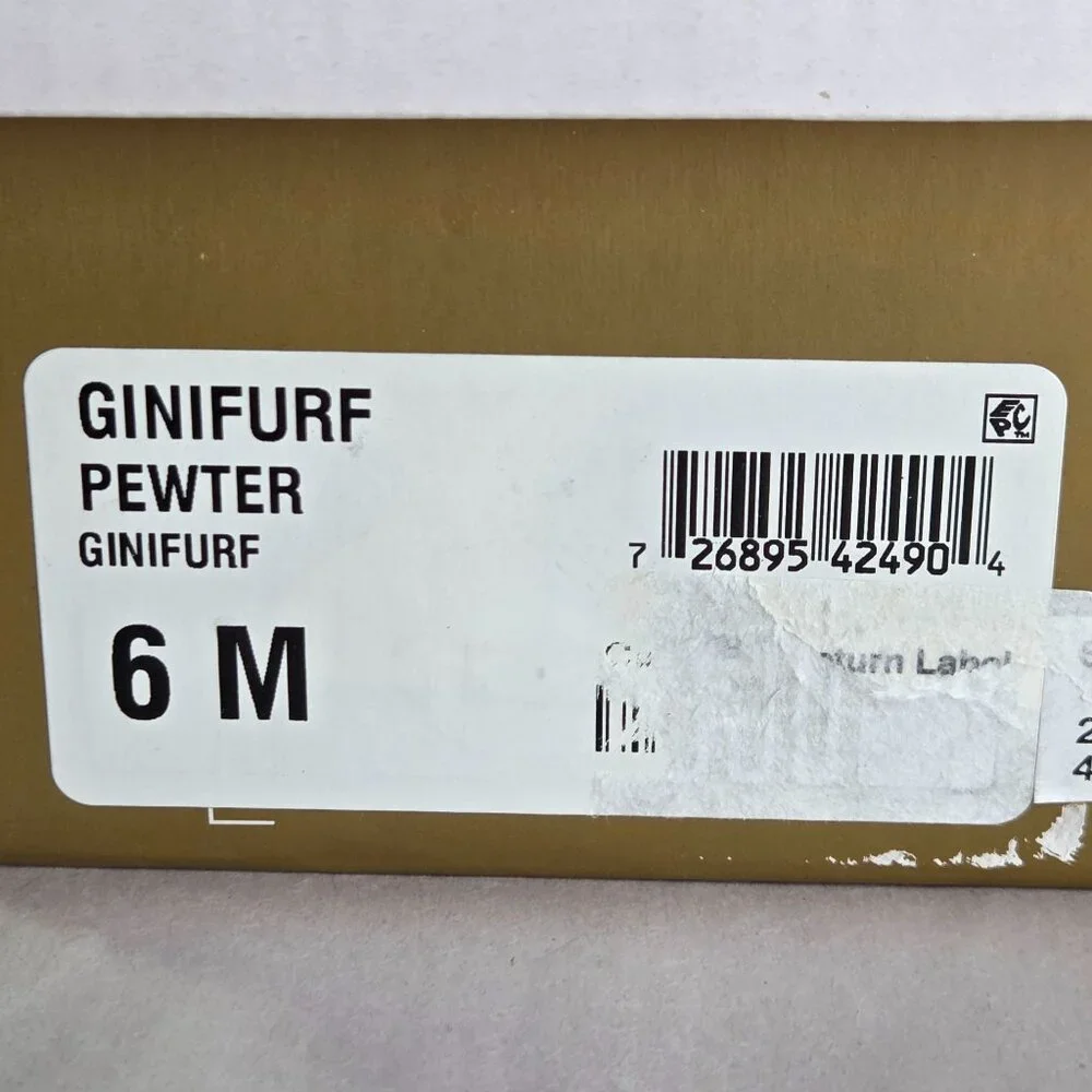 NWT Charter Club Women's Ginifur Wedge Sandals - Pewter - Picture 6 of 7